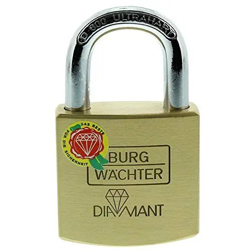 Produktbild: Burg-Wächter Vorhängeschloss, Diamant D 600 40 SB, inkl. 2 Schlüssel, Bügelstärke: 7,5 mm