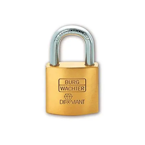 Produktbild: Burg-Wächter Vorhängeschloss, Diamant D 600 50, Inkl. 2 Schlüssel, Bügelstärke: 9 mm