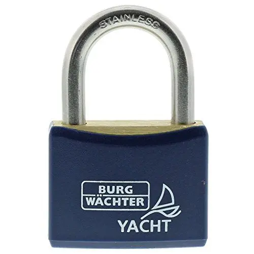 Produktbild: Burg-Wächter Yacht 460 Ni 30 SB Vorhängeschloss, Messing, Blau