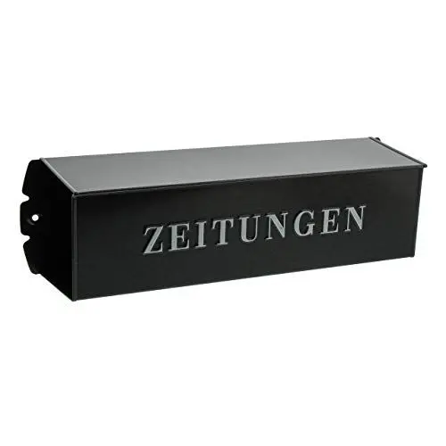Produktbild: Burg-Wächter Zeitungsrolle mit Metall-Seitendeckel, Briefkastenergänzung, Eckig, Verzinkter Stahl, 808 E, Alteisen