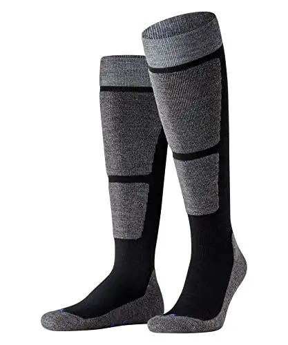 Produktbild: Burlington Herren Skisocken Uni M Kh Wolle Funktionsmaterial warm dick 1 Paar, Schwarz Black 3000, 40-46
