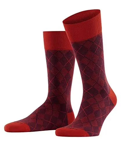 Produktbild: Burlington Herren Socken Carrington M SO Baumwolle gemustert 1 Paar, Gelb (Sunset 8038), 40-46