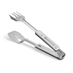 Produktbild: BURNHARD Grillbesteck 4-in-1, Multitool inkl. Grillwender, Grillgabel, Grillzange und Flaschenöffner