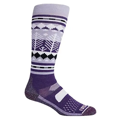 Produktbild: Burton Damen Performance Midweight Snowboardsocken, Snowy Pines, M EU
