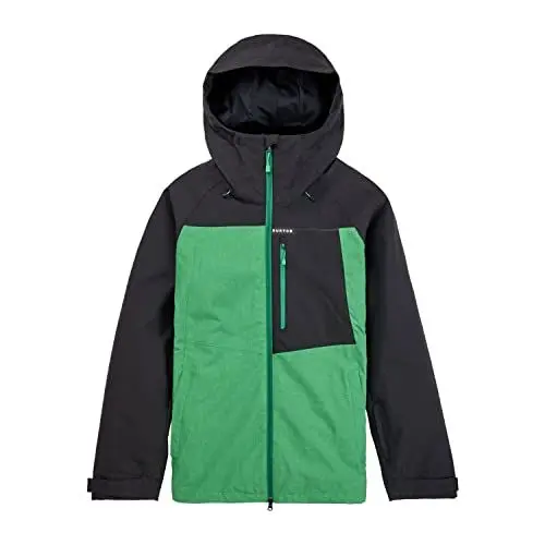 Produktbild: Burton Herren Lodgepole Snowboardjacke, True Black/Clover Green, L EU