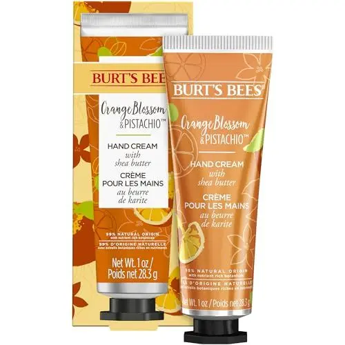 Produktbild: Burt's Bees Handcream Orange & Pistachio - Handcreme für trockene Hände - Handpflege mit Shea Butter - 500433