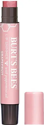 Produktbild: Burt´s Bees Tinted Lip Shimmer Grapefruit (Lippgloss, für glänzendes finish, mit Pfefferminzgeschmack, Pflege, natürliche Inhaltsstoffe) 500238