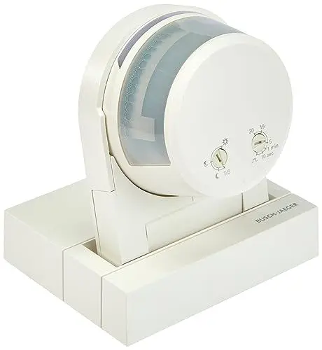 Produktbild: Busch-Jäger 680002536 Bewegungsmelder 220°, 6847 AGS-204, Weiss/opulenter Garten
