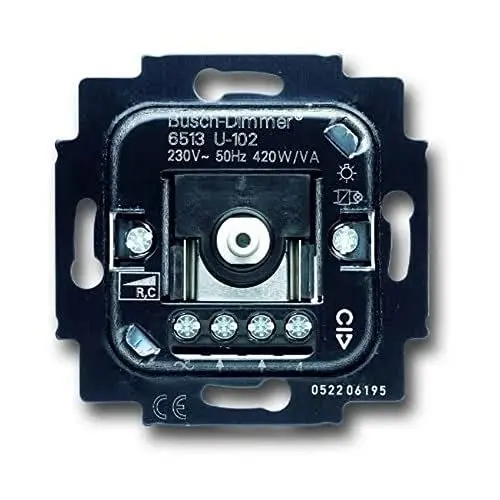 Produktbild: Busch-Jaeger 6513U-102 Busch-Dimmer Einsatz 6513 U-102