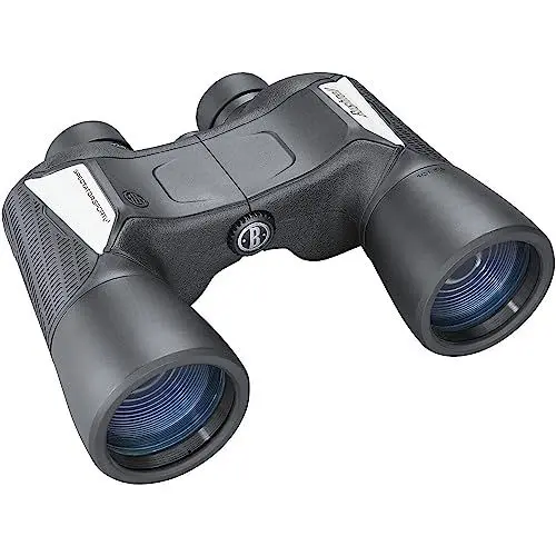 Produktbild: Bushnell Fernglas 10x50 Spectator Sport - ergonomisches Design, große Vergrößerung, detailreich, lichtstark, Perma Focus, BS11050 Schwarz