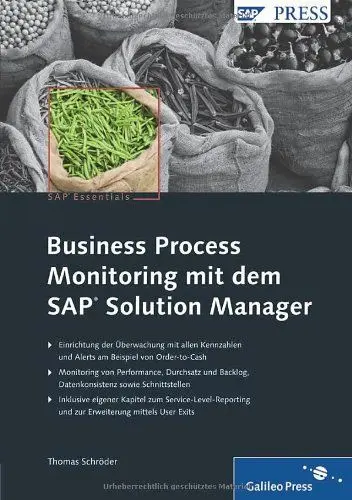 Produktbild: Business Process Monitoring mit dem SAP Solution Manager (SAP PRESS)