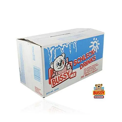 Produktbild: Bussy Mix Schleck Drinks, Früchtemischungen, 200er Pack (200 x 40 ml)