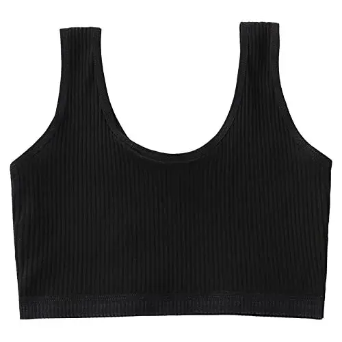 Produktbild: Bustier mädchen 170/176, Mädchen Tops Teenager Verstellbarem Unterhemd BH Ohne Bügel Schultergurt Unterwäsche Bikini Leicht Und Luftig Mädchen-BHS Sportunterwäsche