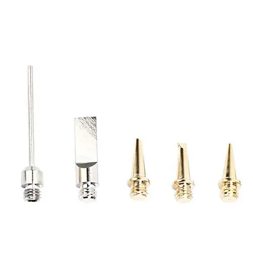 Produktbild: 5 Stück HS-1115K Ersatzspitzen für Gasschweiß-Lötkolben, Gaslötmittel, Universelles Zubehör, Butan-Lötspitze für Alle Arten von Gaslötkolben