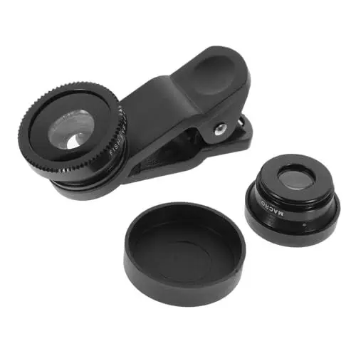 Produktbild: BUTIFULSIC 1 Satz Handy-Objektiv-Set Telefon Weitwinkelobjektiv Handy Fischaugenobjektiv makrolinse für Handy handykameraobjektiv Weitwinkel-Kameraobjektiv Makroobjektiv für Telefon extern