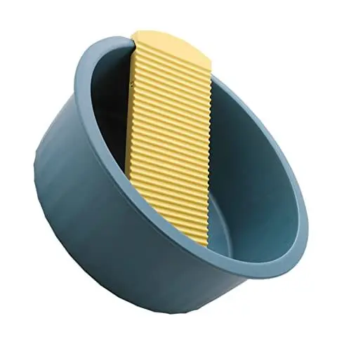 Produktbild: BUTIFULSIC 1 Set Waschbecken Waschbrett Reinigung Bord Schrubb Bord Tragbare Waschmaschine Neue Waschbecken Waschbrett Eimer Tragbare Waschbrett Wäsche Bord Handgelenk Infant
