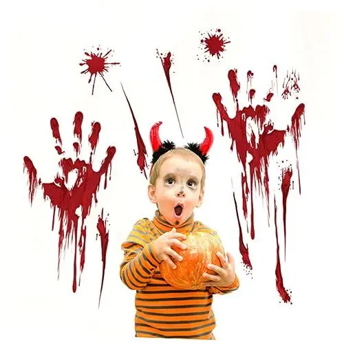 Produktbild: BUTIFULSIC 2St Wanddekorationen halloween fensterbilder fensterbild halloween Fensteraufkleber für Autos Auto-Dekor Wandaufkleber Schmücken Halloween-Aufkleber Schreibtisch Türaufkleber