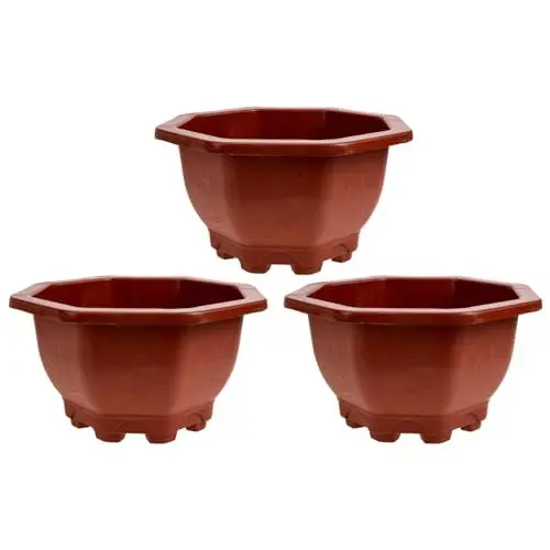 Produktbild: BUTIFULSIC 3St Sternanis-Topf gärfass gärtopf pflanzentopfe Plastic plasure blumenübertopf Blumentöpfe blumentopf aus Kunststoff dekorativer Blumentopf atmungsaktiv Sämlingstopf Abs
