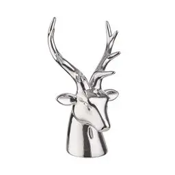 Produktbild: BUTLERS Deko Hirsch 34cm Dolomit Hirschkopf Rentier Figur Herbstdeko & Weihnachtsdeko | Moderne und rustikale Dekoration für Herbst, Winter und Weihnachten | Tischdeko für Wohnzimmer, Küche