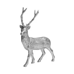 Produktbild: BUTLERS Deko Hirsch stehend 30cm Rentier Figur Herbstdeko & Weihnachtsdeko | Moderne und rustikale Dekoration für Herbst, Winter und Weihnachten | Tischdeko für Wohnzimmer, Küche