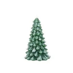 Produktbild: BUTLERS Kerze Tannenbaum 18 cm x Ø 11cm | Baumkerze für den Advent Spitzkerze für Tischdeko, Weihnachtsdeko, Adventskränzen | Tafelkerze zur Dekoration von Couchtisch, Regal, Wohnzimmer