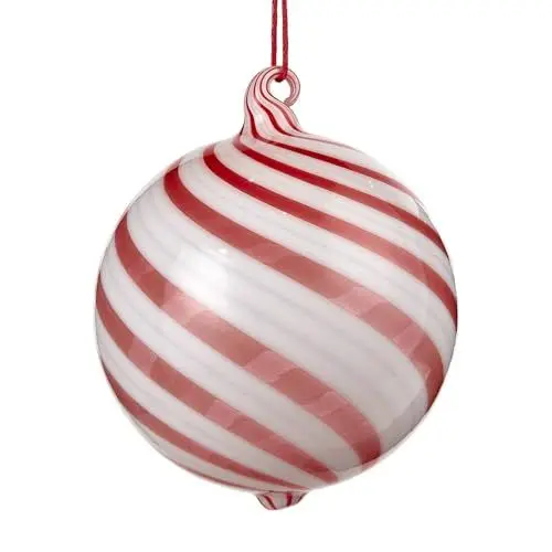 Produktbild: BUTLERS Weihnachtsbaumkugel Christbaumschmuck Glas Rot -Hang ON- Weihnachten Baumkugeln Weihnachtskugel Figur Anhänger | Tannenbaum Deko & Weihnachtsdeko