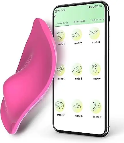 Produktbild: Butterflies Vibrator mit APP, Fernbedienungsvibrator mit 9 Modi, Tragbare Klitoris Stimulator für Frauen, USB wiederaufladbar Erotik Sexspielzeug für Paare