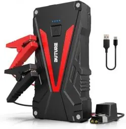 Produktbild: BuTure Starthilfe Powerbank, 1500A Spitzenstrom 13800mAh Tragbare Auto Starthilfe für 6.0L Benzin und 5.0L Dieselmotor LED Taschenlampe