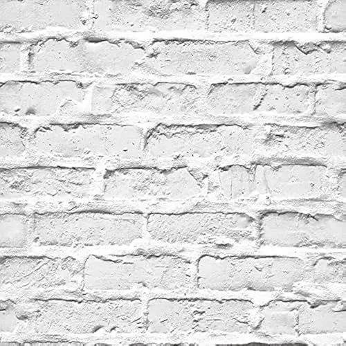Produktbild: BUVU tapete 53x1000cm Steintapete Weiß Natur Stein, schöne edle Tapete im Steinmauer Loft Design, moderne 3D Optik für Wohnzimmer, Schlafzimmer oder Küche