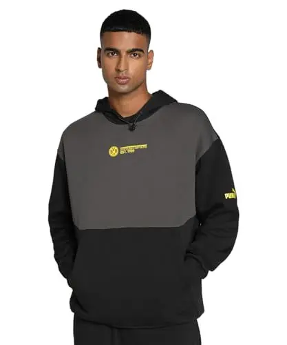 Produktbild: BVB 771870-13 FtblCulture Hoody Sweatshirt Unisex Gray Größe XL