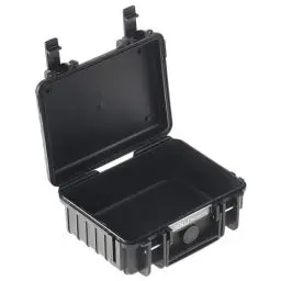 Produktbild: B&W International GmbH Transportkoffer Outdoor - Typ 500 - Schwarz - Wasserdicht nach IP67 Zertifizierung, Staubdicht, Bruchsicher und Unverwüstlich, 500/B, Typ 500 - Innenmaß 20x14x8cm