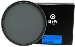 Produktbild: B+W Polarisationsfiter Zirkular - S03 Basic Line - 55 mm, MRC 16x, Grip-Drehring, für Weitwinkel- bis Teleobjektiv, 1100749