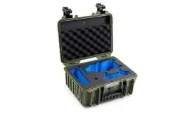 Produktbild: B&W Transportkoffer Outdoor für Drohne DJI Air 3, Air 3S und Fly More Combo - Typ 3000 Bronze-Grün - wasserdicht nach IP67 Zertifizierung, staubdicht, bruchsicher und unverwüstlich