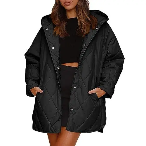 Produktbild: B-Waren Angebote, Damen Angebote, Übergangsjacke Damen Leichte Steppjacke Warm Winterjacke Lang Winter Gesteppte Puffer Jacke Oversized Pufferjacke, Warehouse Deal
