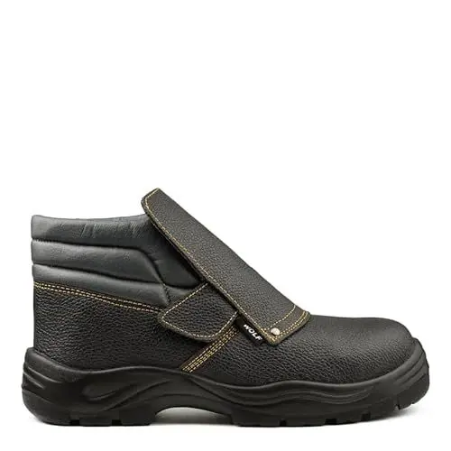 Produktbild: BWOLF Welder Schweißerschuhe Dachdeckerschuhe Schweißerschuhe Leder Arbeitsschuhe Herren S3 Sicherheitsschuhe Herren S3 wasserdicht, ölbeständig (EU Schuhgrößensystem, Erwachsene, Numerisch, M, 39)