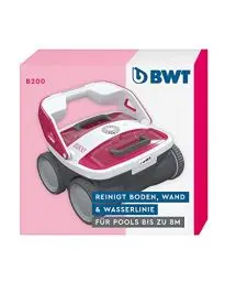 Produktbild: BWT Pool Roboter B200 | Optimale Reinigung Von Boden, Wand & Wasserlinie Für Pools Bis 8 m | Beste Filterleistung | Schnelles Reinigungsergebnis | Einfach Zu Reinigen, Magenta