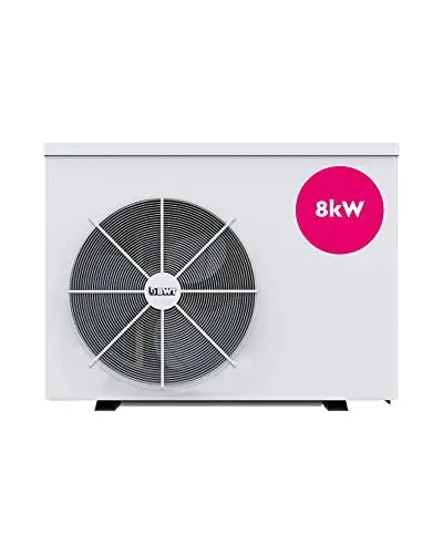 Produktbild: BWT myPOOL Inverter Wärmepumpe 80 | Leise Wärmepumpe Zur Pool Beheizung & Enteisung | Für Salzelektrolyseanlagen Geeignet | Mit Abdeckplane | Lange Lebensdauer | 8 kW