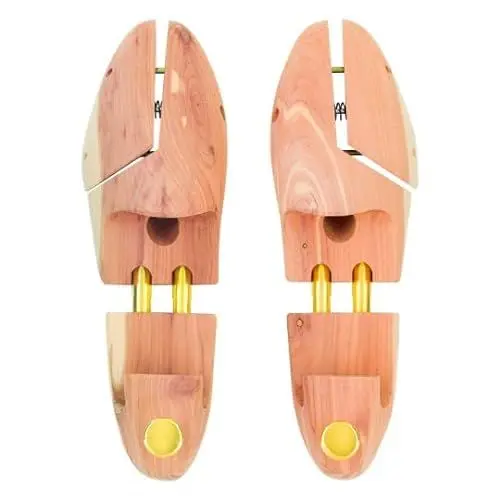 Produktbild: BY BNS CC Premium Schuhspanner aus Zedern-Holz, für Herren und Damen, hochwertige Schuhleisten, Schuhdehner, Shoe Tree für schöne Schuhe ohne Gehfalten, für Damen und Herren, Gr. 43/44