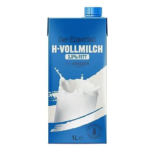 Produktbild: by Amazon H-Vollmilch 3,5% Fett, 1L