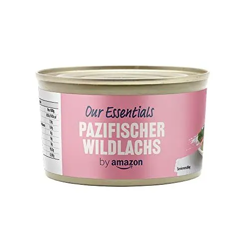 Produktbild: by Amazon MSC Pazifischer Pink-Wildlachs mit Haut und Gräten, 213g