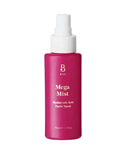 Produktbild: BYBI Beauty Mega Mist | Hydrating Facial Spray for Soft, Bouncy & Dewy Skin | Contains Hyaluronic Acid | 50ml