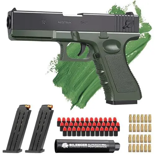 Produktbild: Bybykoi Spielzeug Pistole M1911 for Kinder Pistole,1:1 Schaumstoff-Blaster Toy Gun,Soft-Bullet-Pistole Pistolenmodell Kindergeschenke