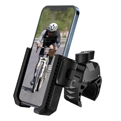 Produktbild: BYGD Handyhalterung Motorrad, Universal 360° Handyhalter Fahrrad，Handyhalterung Motorrad Vibrationsgedämpft für Alle 4,5‘’-7