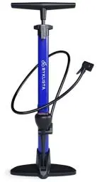 Produktbild: BYKLISTA Fahrradpumpe alle Ventile | Großes Manometer 12 Bar + extra Ventiladapter | Fahrrad Luftpumpe Fahrrad Standpumpe | Premium Standluftpumpe Fahrrad Pumpe Luft