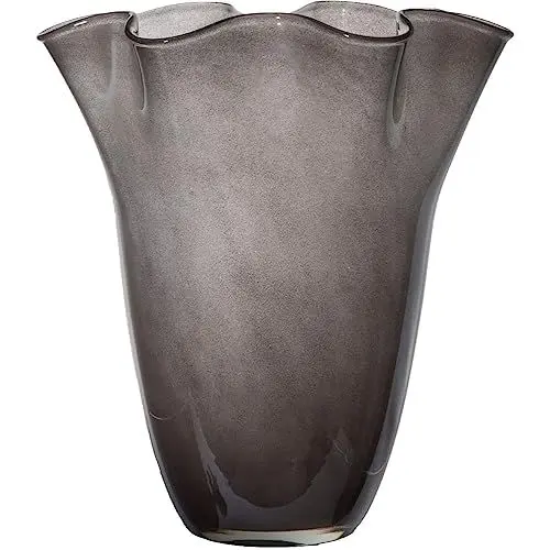 Produktbild: BYON Electra Vase aus Glas in der Farbe Silber, Maße: 29cm x 29cm x 30cm, 5280604906