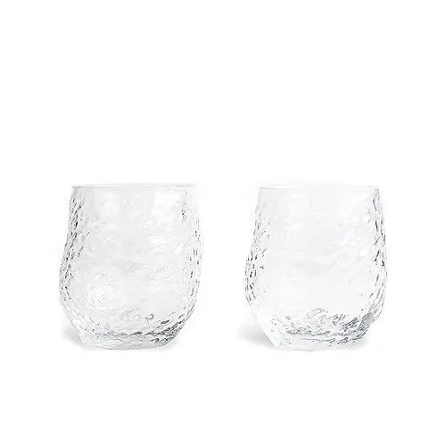 Produktbild: ByOn 2er Set Wassergläser Swan aus Glas mit einem Volumen von 0,42L, 5280605600