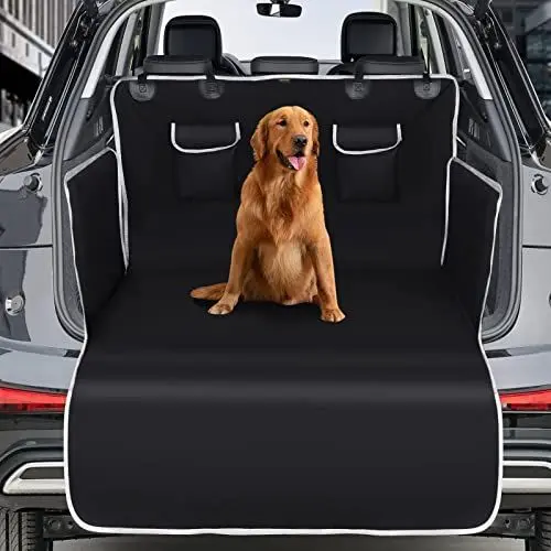 Produktbild: bytaoqipet Universal kofferraumschutz mit seitenschutz kofferraumschutz Hund. Hundekofferraumabdeckung. Waschbarer Kofferraumschutz mit Seitenschutz Geeignet für mittelgroße Kleinwagen105x185cm
