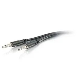 Produktbild: C2G 0.9m / 3ft Slim Aux 3.5mm Audio Cable - M/M, C2G Audio Jack