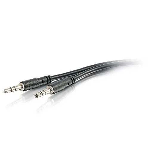 Produktbild: C2G 0.9m / 3ft Slim Aux 3.5mm Audio Cable - M/M, C2G Audio Jack