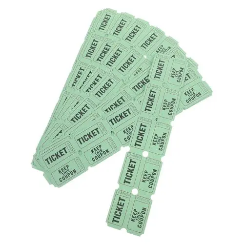 Produktbild: Cabilock Hochwertige Tombola-losbögen 100 Stück Event-token Karnevalstickets Perfekt Für Hochzeitstombola-spiele